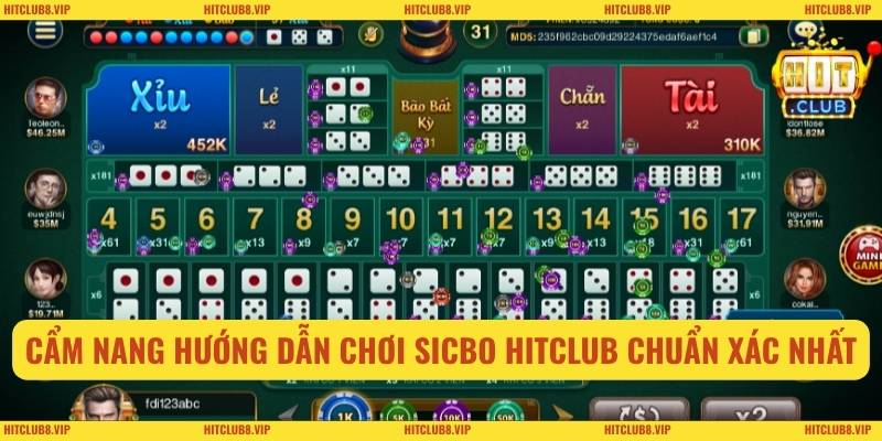 Cẩm nang hướng dẫn chơi sicbo HITCLUB chuẩn xác nhất