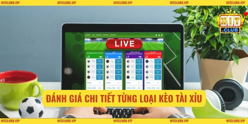 Đánh giá chi tiết từng loại kèo tài xỉu