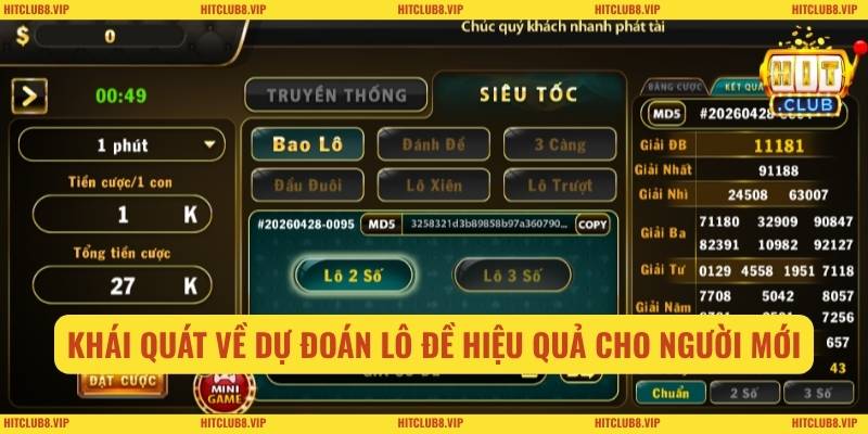 Khái quát về dự đoán lô đề hiệu quả cho người mới