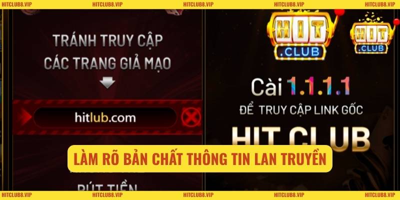 Làm rõ bản chất thông tin lan truyền